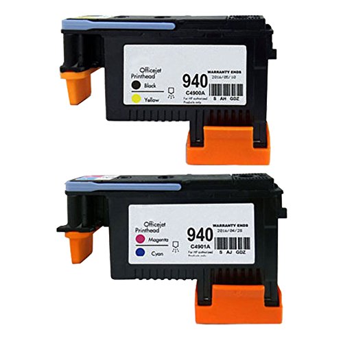 Oyat Druckkopf für HP Officejet Pro 8000 8500 HP 940 C4900A C4901A 8500A 8500A Plus 8500A Premium, 2er-Packung