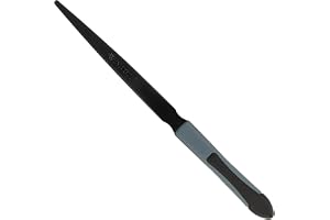 Westcott brevöppnare Softgrip | Premium brevöppnare med svart blad i rostfritt stål | ergonomiskt mjukt grepphandtag | öppnar brev lätt och rent