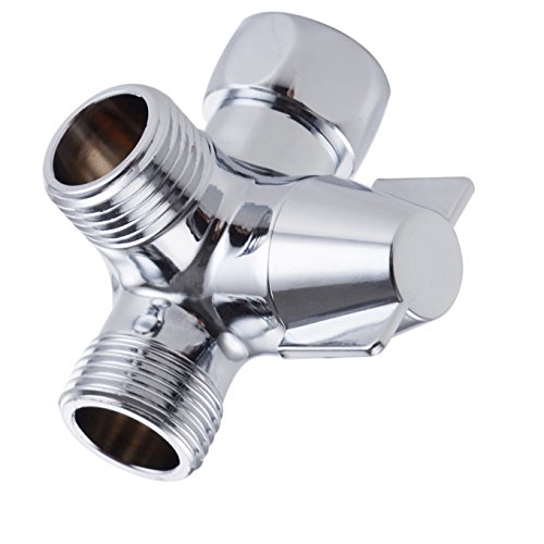 KES ABS 3-Wege Ventil Umstellventil Umsteller Umschalter für Duschsystem , PV8 - 6