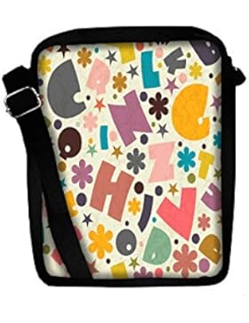 Snoogg , Damen Umhängetasche mehrfarbig multi