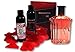 Produktbild Partnermassage, Romantik, Geschenk, Set mit Erotik Massageöl + Parfüm, Liebesspiele für Männer