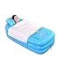Produktbild vntoogreat Aufblasbare Badewanne, tragbare Faltbare Whirlpool-Badewanne für zu Hause, gestepptes, gepolstertes Warmbad mit elektrischer Luftpumpe