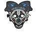 Produktbild NUOKAI Belichtete Sprach-aktivierte grelle Maske Erwachsene Halloween-Horror-Nachtparty-Party Leuchtstoff-LED-Maske, Clown 2