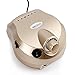HailiCare 220V 35000RPM Professional Electric Nail Drill Machine Manicure Pedicure Kit Nails Salon with Pedal, Golden