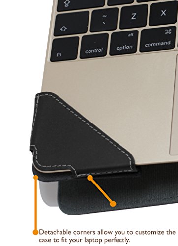Broonel London – Profile Series –schwarzes premium leder Case / Cover Trage Tasche / speziell für das Lenovo Yoga 500 15.6″ / LENOVO YOGA 510 15.6″ - 6