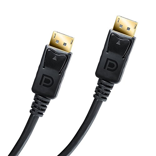 Displayport, Coolreall Vergoldete (DP) Displayport auf Displayport Audio- und Videokabel Unterstützung 4K-Auflösung und Full HD 1080P, 3m, Stecker auf Stecker - 2