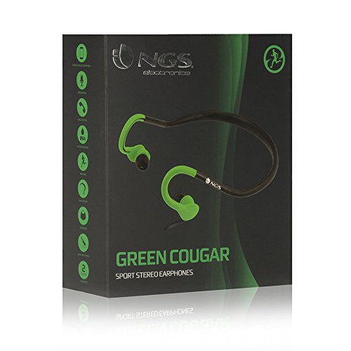 NGS-Cougar-Waterproof-Stereo-Sport-Earphone-with-Ear-Hook-GreenBlack
