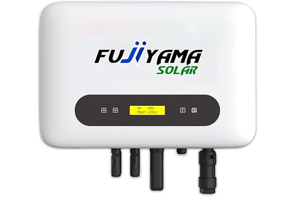 Fujiyama Solar Inverter On-Grid System for Home & Commercial Use UTL App Smart Monitoring Reliable Performance 30% PV Overload 99% MPPT Efficiency 10 Years Warranty (3.3 kW)