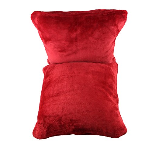 Gözze Kissenbezug 2er-Set, Cashmere-Feeling, 50 x 50 cm, Rot, 40132-37-A2 - 4