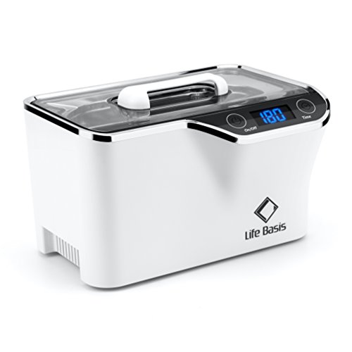 Preisvergleich Produktbild LifeBasis Ultraschallreiniger - Ultraschallreinigungsgerät 600ml Digitaler Ultraschallreiniger Ultraschallgerät 42KHz Ultraschall Gerät für Reinigung von Brille Schmuck Uhren