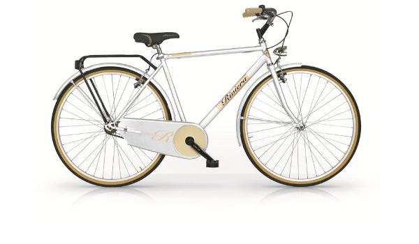 Bicicletta uomo classica Oldstyle ruota 28' Riviera bianca MBM : Sport e  tempo libero