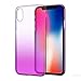 Produktbild Für iPhone XS Hülle , 2018 Hard PC Backshell Hülle Mirror Look Bumper Colorful Handyhülle Hartschale Backcover Case for iPhone XS (Hot Pink)