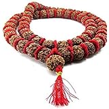 Nidhi 5 Mukhi Rudraksh Kantha Mala/ 54 Big Beads Rudraksh Mala