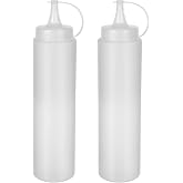 Lirazon 2 Adet Sos Şişesi 700 Ml Plastik Yağlık Sirkelik Ket&ccedil;ap Mayonez Sızdırmaz Sosluk Yağdanlık
