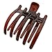 Women Hair Clip - TOOGOO(R)Women Lady Girls Non Slip Grip Large Claw Hair Clip Clamp,Coffee