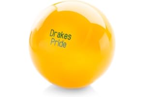 Drakes Pride Standard Outdoor Yellow Lawn Bowls Jack (63-64mm, Approx. 266g)