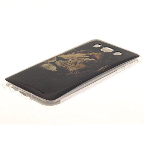 Galaxy J7 (2016) Hülle,Galaxy J7 (2016) Case [Scratch-Resistant] , Cozy Hut Galaxy J7 (2016) Ultra Slim Perfect Fit Der König der Löwen Design Muster Malerei TPU Clear Transparent Protective back Hülle Hüllen Beschützer Haut Case Tasche Schutz Etui Schutzhüllen Hülle Case for Samsung Galaxy J7 (2016) J710 – Löwe - 2