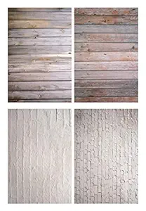 Store2508 (Pack of 2) Flat Lay Flatlay Tabletop Photography Backdrop Background for Food, Jewelry, Cosmetics, Small Product, Photo Pros and More, 56 * 88 cm, (Set L) Multicolour