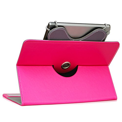 Tablet Tasche mit Ständerfunktion Hülle für Medion Lifetab P9702 X10302 P10400 P10506 P10505 S10366 S10352 Tablet von Schutztasche in Pink Schutzhülle Universal Stand Tasche Etui Cover Case hochwertige Verarbeitung von UC-Express - 5