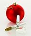 Baby Art Christmas Ball (Red & Gold)