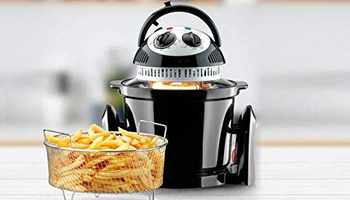 Freidora sin Aceite - Asar Hornear Gratinar - 5 litros de Capacidad hasta 250º - Libre de BFA