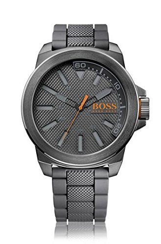BOSS Orange Herren-Armbanduhr NEW YORK Analog Quarz Silikon 1513005 BOSS Orange Herren-Armbanduhr NEW YORK Analog Quarz Silikon 1513005
