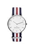 Julian Ross – Armbanduhr Analog Herren Quarz, Armband Stoff, Kiste Metall 40 mm jr100708