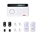 Price comparison product image Wireless DIY Home Security Alarm System Support GSM (Sim Card) and PSTN (Landline Telephone) with Motion Detector and App and the operation of remote control holder Sensor Menu S a