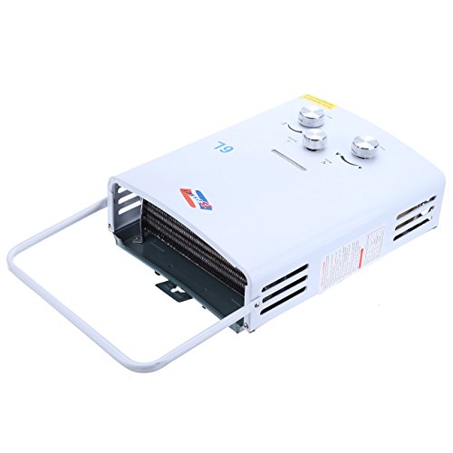 Ridgeyard 6L LPG Propan Gas Tankless Tragbarer Instant-Heißwasserbereiter Instant Kessel mit Duschkopf - 2