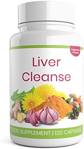 FUELGRADE Liver Cleanse (120 Capsules) Natural Detox Supplement | Anti-Aging Antioxidants, Immune System Support | Acai Berry, Turmeric Powder, L-Carnitine
