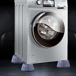 LATKALO Home Washing Machine || Anti Vibration Pads || Washer Foot Pads || Dryer Heightening Pads || Stabilizer Support Stand for Home (4)