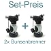 Produktbild 2x Unilite Sturmfeuerzeug mit arrettierbarer Jetflamme im Autoreifen-Design