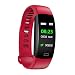 Produktbild Ho Clock F64HR Farbe Bildschirm Smart Watch Herz Blutdruck Blutsauerstoffsättigung Überwachung Armband Schlaf Überwachung Smart Bluetooth Armband,Red