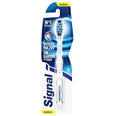 Signal brosse à dents soin blancheur medium - Lot de 2 - Modèle aléatoire