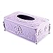 Produktbild H-Y-HOME Tissue-Box Wohnzimmer kreative Kunststoff-Handtuch-Box modische Couchtisch Papier-Box. Tycoon Violet