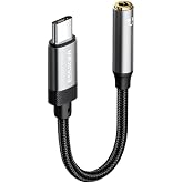 Essager 15CM Type C To 3.5mm Aux Kulaklık Ses D&ouml;n&uuml;şt&uuml;r&uuml;c&uuml; Adapt&ouml;r, Hifi Ses Destekli Aux &Ccedil;evirici