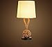 Produktbild WENZHE Creative-amerikanischen Hanf Lampe Schlafzimmer Wohnzimmer Studie Lampe Nachttischlampe europäische Persönlichkeit Tischlampe Bar Kreative exquisite Beleuchtung