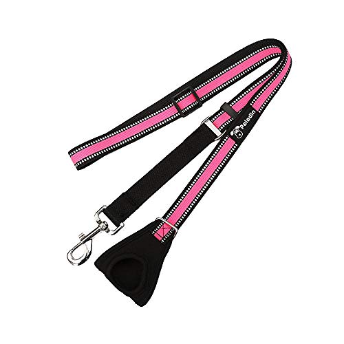KOBWA Dog Leash, Adjustable Leash Easy Grip Tape Dog Walking LeashHandguard Dog Traction Rope Harness Walking Lead Leash For Medium Small Dogs, Pet Leash