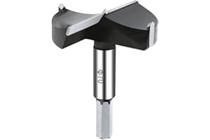 NICAVKIT 70mm Punte Trapano Forstner in acciaio al tungsteno, Forstner Drill Bit per legno, Punta Forstner Per Legno In Lega premium Per Forare Legno, Compensato, Plastica