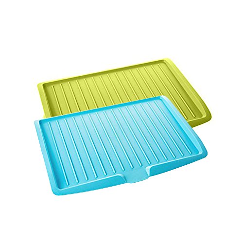 2 Set Kitchen Dishes Draining Rack-Made of PP Draining Board