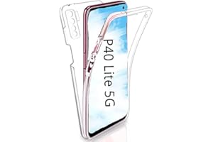 COPHONE - Funda para Huawei P40 Lite 5G 100% Transparente 360 Grados Protección Completa Delantera Suave de Silicona+ Trasera rígida. Funda táctil 360 Grados antigolpes para Huawei P40 Lite 5G