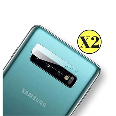 PHONILLICO Protection Caméra Lentille Appareil Photo Arrière pour Samsung Galaxy S10 Plus [Lot de 2] - Verre Trempe Film Protection Anti Rayure
