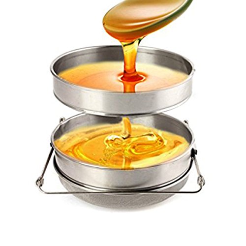 Carreguard Edelstahl Doppelschicht Beekeeping Honey Filter Bienenhaus Ausstattung - 4