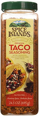 Preisvergleich Produktbild Spice Islands Premium Taco Seasoning with Chipotle Cocoa Powder and Corn Meal. Gluten Free by Spice Islands