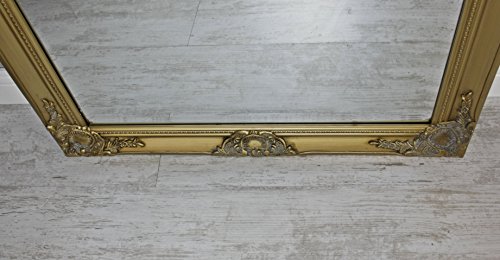 elbmöbel 162 x 72cm Wandspiegel groß in gold antik mit Holz-Rahmen barock - 5