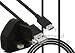 Produktbild Gadget Giant® - HTC U11 Plus, U11 Life Premium Ladeadapter Netzladegerät 3-poligem Stecker und Type-C USB-Daten-/Auflade-/Synchronisier-Kabel - CE-/RoHS-geprüft - kompatibel mit allen USB-Kabeln - Farbe Schwarz / Black