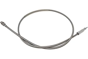 MOTORRAD BURCHARD Highway Hawk Stahlflex Tachowelle + 15 cm kompatibel für Suzuki VS 1400 Intruder