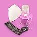 Novo(TM) 3 in 1 Lovely Pig Shape Baby and Children Star Rotating Projector Night Light With Speaker (Pink)