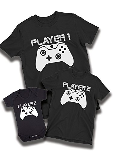 buzz shirtsMatching Family Set - Player 1, Player 2, Player 3, Player 4 - for Dad Son Daughter Family Baby T-Shirt Set