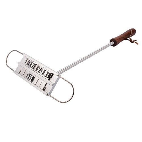 XCSOURCE® BBQ Fleisch Branding Eisen Barbecue Grill Branding Fleisch Steak Burger Werkzeuge mit 55stk Wechselbare Alphabet HS857